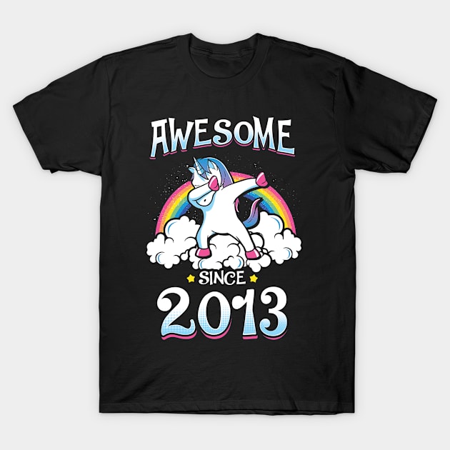 Awesome since 2013 T-Shirt by KsuAnn